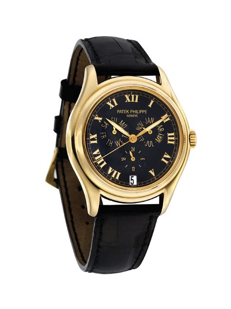 Patek Philippe. An extremely fine and rare 18K gold automatic 